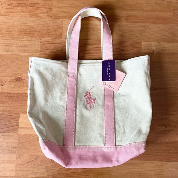 Polo by Ralph Lauren Bags Nwt Polo By Ralph Lauren Pink Tote Poshmark